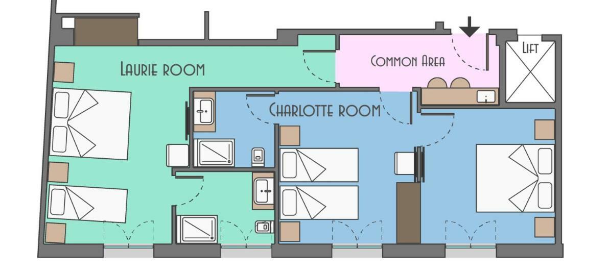Residenza Flamingo ボローニャ 部屋 写真